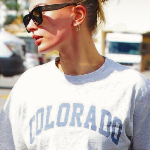 Brandy Melville Colorado Grey Long sleeve top - Picture 1 of 8